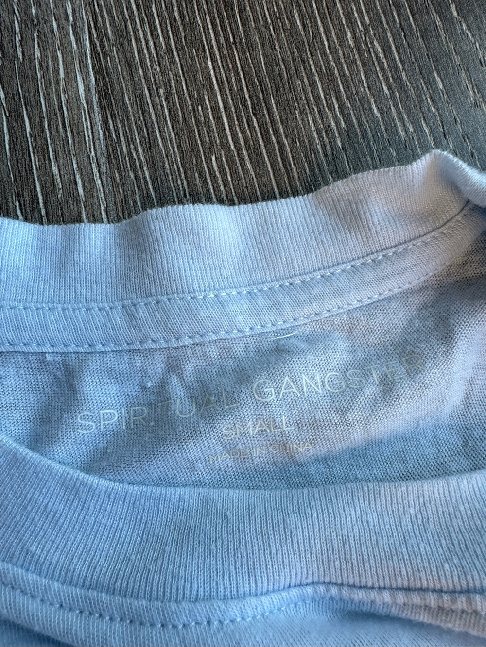 Spiritual Gangster Light Blue Tank with Yellow Sun Graphic - Women AZ0713 - Picture 2 of 4